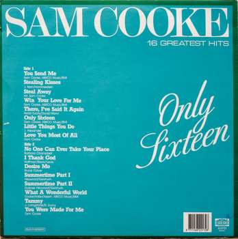 LP Sam Cooke: 16 Greatest Hits Only Sixteen 376652