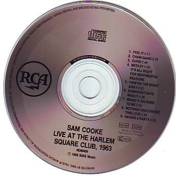 CD Sam Cooke: Live At The Harlem Square Club, 1963 411104