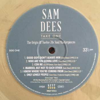 LP Sam Dees: Take One: The Origin Of Twelve 70s Soul Masterpieces  129414