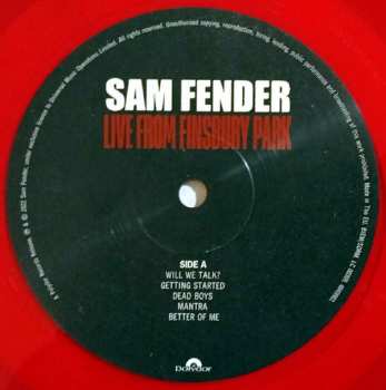 2LP Sam Fender: Live From Finsbury Park LTD | CLR 414433