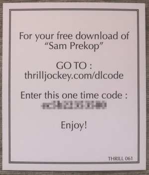 LP Sam Prekop: Sam Prekop LTD | CLR 250054
