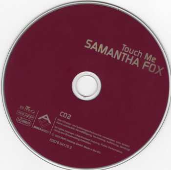 3CD Samantha Fox: Touch Me