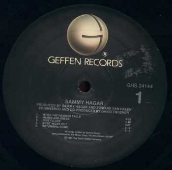 LP Sammy Hagar: Sammy Hagar 447519