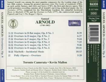 CD Samuel Arnold: Overtures, Op. 8 / Incidental Music To Macbeth 338250