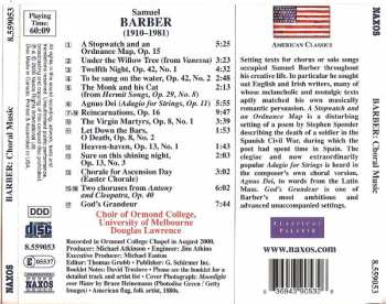 CD Samuel Barber: Choral Music 323420