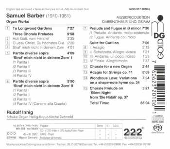 SACD Samuel Barber: Organ Works 235158
