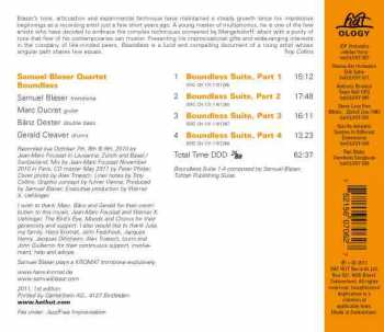 CD Samuel Blaser Quartet: Boundless 292576
