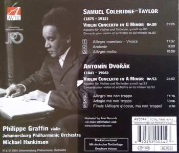 CD Samuel Coleridge-Taylor: Violin Concertos 119834