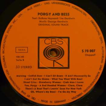 LP Samuel Goldwyn: Porgy And Bess (Aufnahmen Aus Dem Original Sound Track Des Samuel Goldwyn Films) 513610