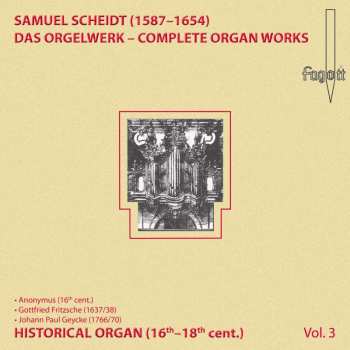 Album Samuel Scheidt: Das Orgelwerk Vol.3