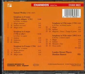 CD Samuel Wesley: Symphonies 453956