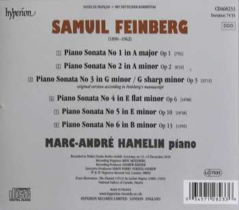 CD Samuil Feinberg: Piano Sonatas 1-6 120687