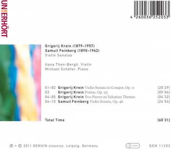 CD Samuil Feinberg: Violin Sonatas 441001