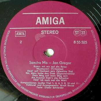 LP Sandra Mo & Jan Gregor: Sandra Mo - Jan Gregor 487013