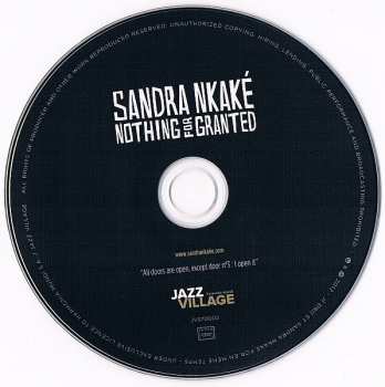 CD Sandra Nkaké: Nothing For Granted 299231