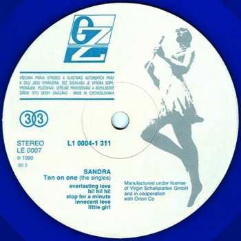 LP Sandra: Ten On One (The Singles) CLR 440458