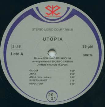 LP Sandro Brugnolini: Utopia 469317