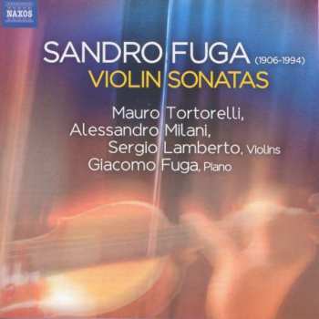 Album Sandro Fuga: Sonaten Für Violine & Klavier Nr.1-3