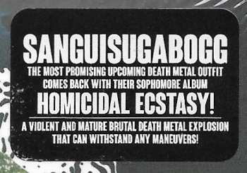 CD Sanguisugabogg: Homicidal Ecstasy DIGI
