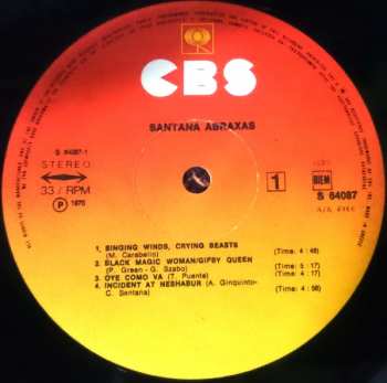 LP Santana: Abraxas 432493