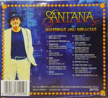 CD Santana: Blessings And Miracles 380128