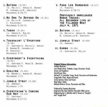 CD Santana: Santana III 17308