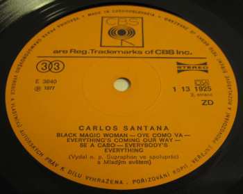 LP Santana: Carlos Santana 70376