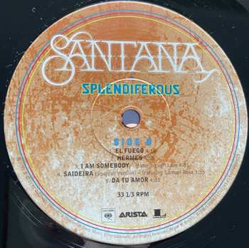 2LP Santana: Splendiferous LTD 281086