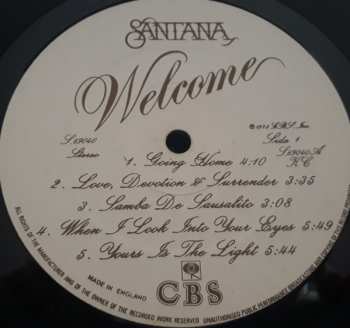 LP Santana: Welcome 430857