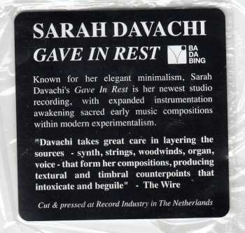 CD Sarah Davachi: Gave In Rest 523541