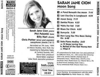 CD Sarah Jane Cion: Moon Song 532244