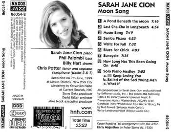 CD Sarah Jane Cion: Moon Song