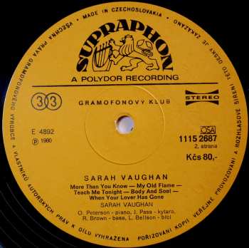LP Sarah Vaughan: How Long Has This Been Going On? 50346