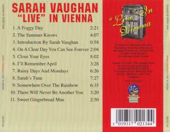 CD Sarah Vaughan: "Live" At The Konzerthaus, Vienna 239615