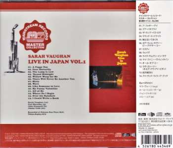 CD Sarah Vaughan: Live In Japan Vol. 1 LTD 426646