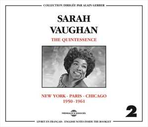 Album Sarah Vaughan: The Quintessence Volume 2 New York-