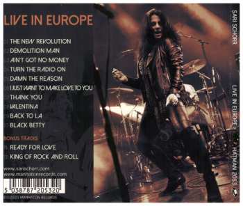 CD Sari Schorr: Live In Europe 93844