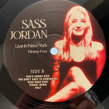 LP Sass Jordan: Live In New York Ninety-Four 487224