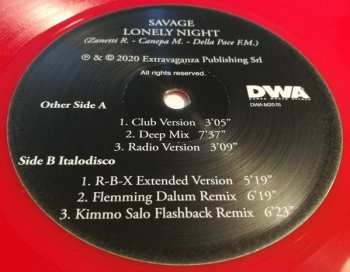 LP Savage: Lonely Night  CLR 402056