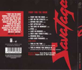 CD Savatage: Fight For The Rock DIGI 12545