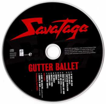 CD Savatage: Gutter Ballet DIGI 15171