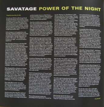 LP Savatage: Power Of The Night LTD | CLR 156314