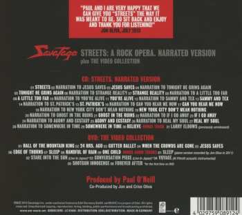 CD/DVD Savatage: Streets A Rock Opera - Narrated Version