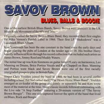 CD Savoy Brown: Blues, Balls & Boogie 125482