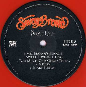 LP Savoy Brown: Bring It Home LTD 332078