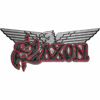 Merch Saxon: Placka Logo Saxon/eagle