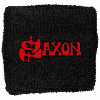 Merch Saxon: Potítko Red Logo Saxon 