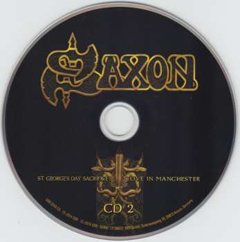 2CD Saxon: St. George's Day Sacrifice Live In Manchester 181569