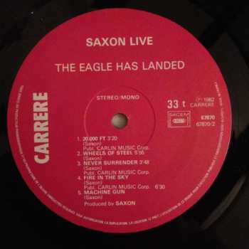 LP Saxon: The Eagle Has Landed (Live)