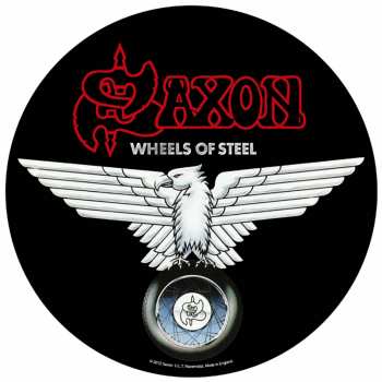 Merch Saxon: Zádová Nášivka Wheels Of Steel